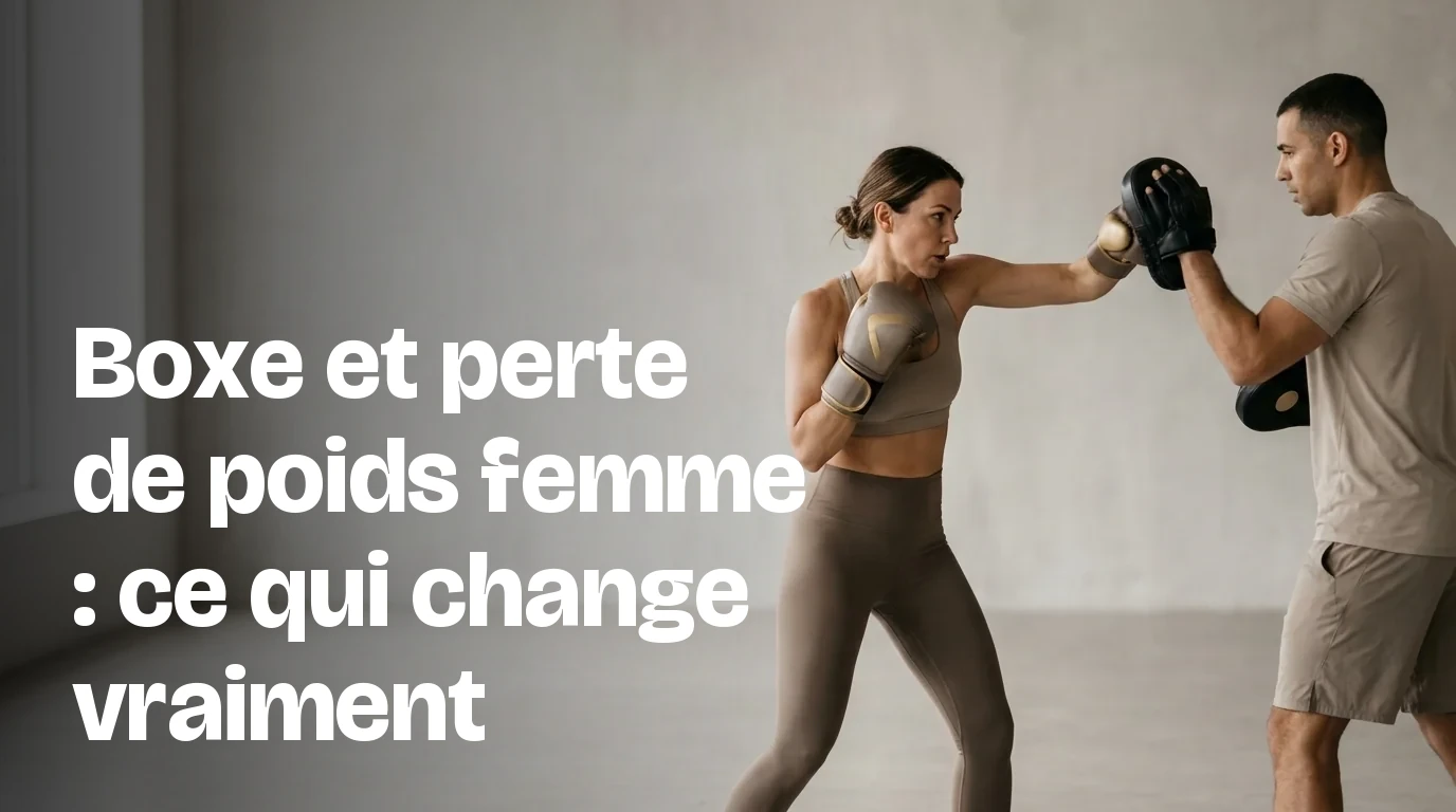 Boxe et perte de poids femme : ce qui change vraiment